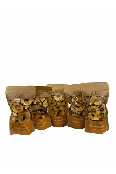 ZERBAP 5-Pack Cinnamon Dried Apple Set - 100% Natural and Crispy (5 X 50 g)