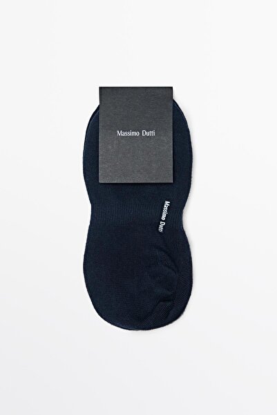 Massimo Dutti 3’lü pamuk karışımlı görünmez çorap paketi