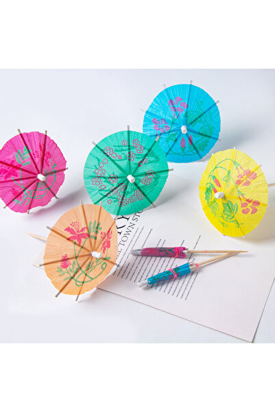 Choice ٥٠ قطعة من النمط E ٢٠/٥٠ قطعة مظلات مشروبات كوكتيل ks مظلات هاواي لواو...