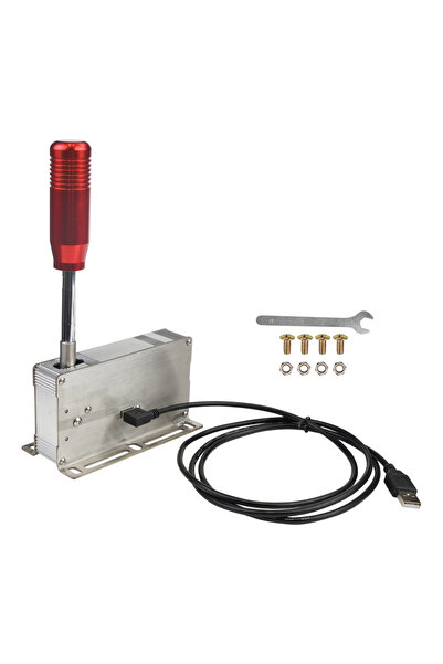 choice2 Red PC USB Racing Games Sequential Shifter H Gear Shift SIM For Logit...