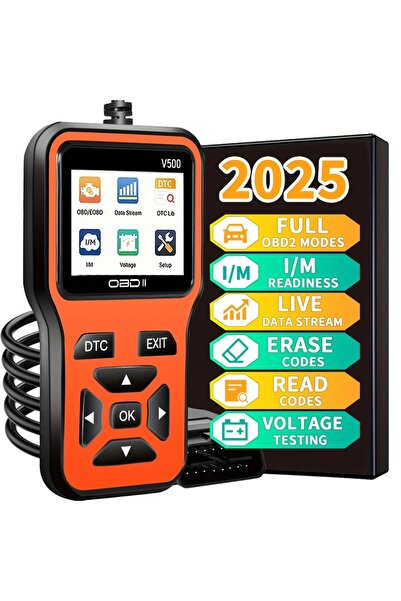 choice2 جهاز فحص أعطال السيارات OBD2 V500 من Yellow - أداة تشخيص أعطال السيار...