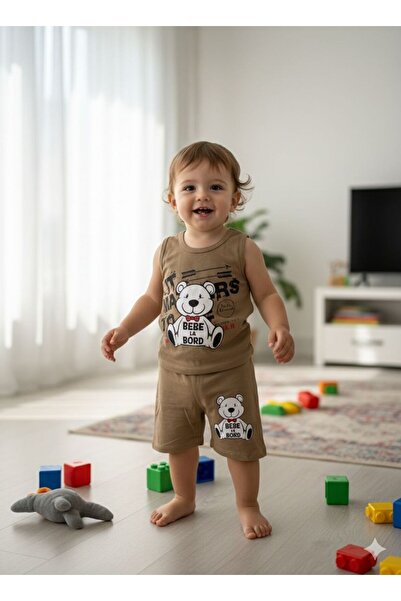 Efemkids 6/24 Month Baby Boy Set 100% Cotton Sweat-Absorbent Flexible Comfort...