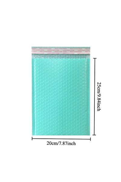 Choice12 20x25cm Green 20Pcs Pink Green Blue Poly Bubble Mailers Padded Envel...