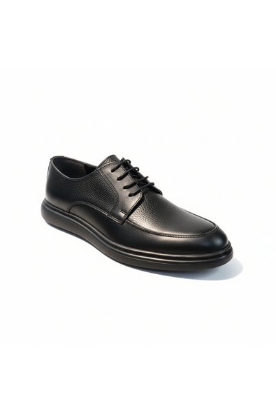 abar classic Men's Genuine Leather Classic Shoes with Middle Printed Poly Soles