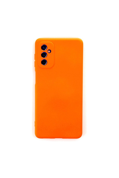 VINTESSY Samsung Galaxy M52 5g Case Nano Velvet Silicone Inside - Orange