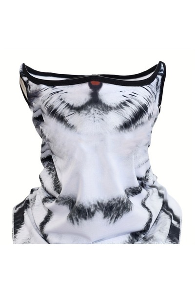 Choice1 1 pcs 3D Animal Cat Design Summer Full Face Neck Protector Sun Shield...