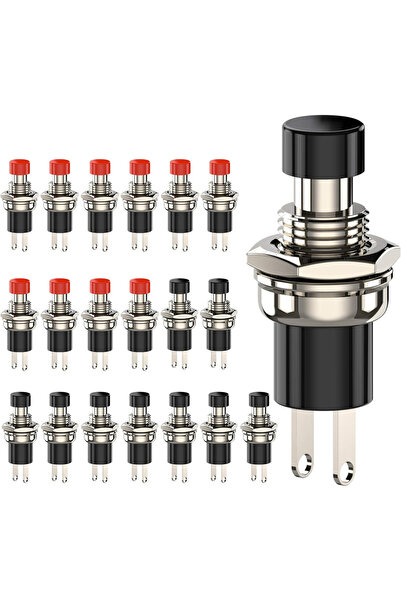 choice2 20 قطعة من مفاتيح الضغط اللحظية المختلطة، 1 أمبير 250 فولت تيار متردد...