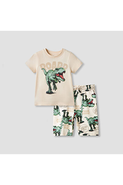 Universal Studios Dinosaur Print T-shirt and Shorts Set