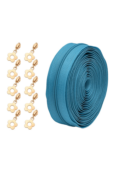 Choice4 رقم 208: طقم واحد من سحابات النايلون (450 سم/177 بوصة) + 10 سحابات عل...