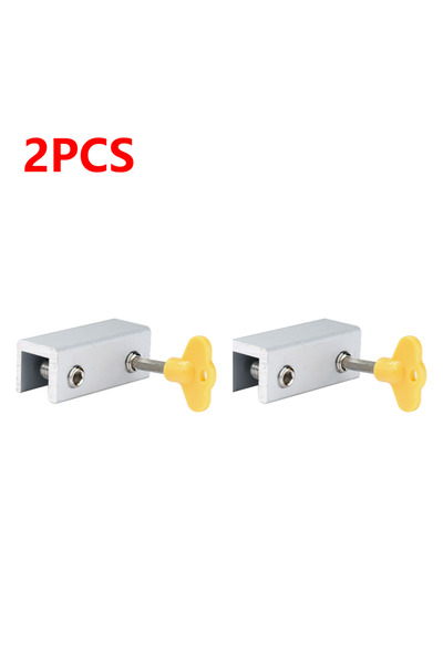 Choice6 B 2PCS 10-1pcs Aluminum Alloy Window Lk Stopper Sliding Window Anti-t...