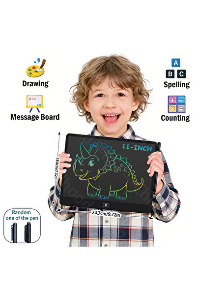 Choice10 لوح رسم إلكتروني أسود مقاس 11 بوصة، لوح كتابة LCD مقاسات 8/11/13/16 ...