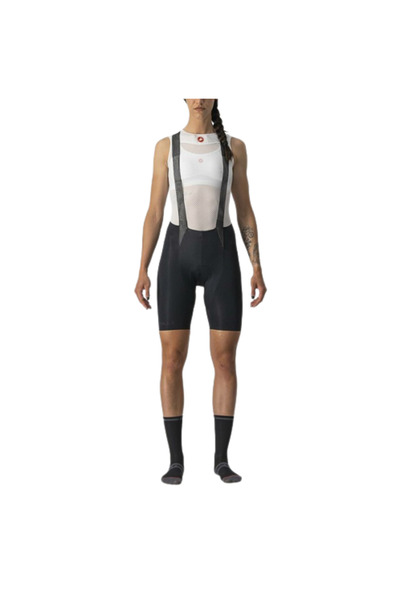 Castelli Pantaloni scurți de ciclism Free Aero RC pentru femei - Negru/Gri - XS