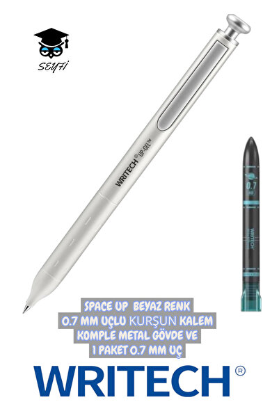 SEYFİKİRTASİYE Space up 0.7 mm Tip Pencil with Complete Metal Body and 1 Pack...