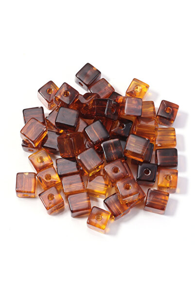 Choice3 8mm 50pcs 10-100pcs/lot Amber Color Acrylic Beads Oval Heart Pumpkin ...