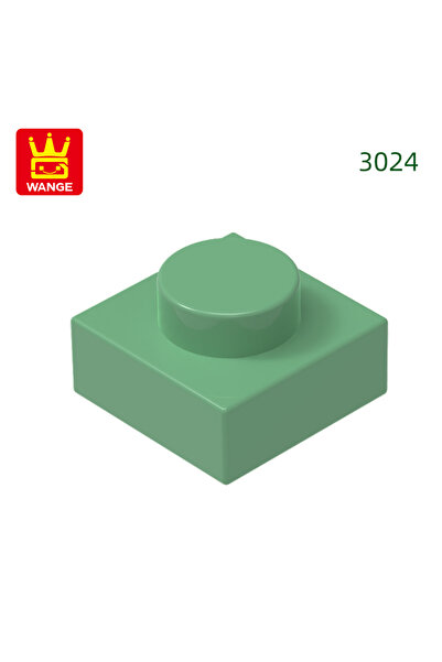 Choice6 about 588pcs 54.Sand Green Wange 588Pcs/Lot 3024 1x1 Short 1-Hole Bui...
