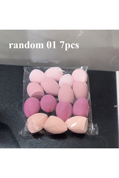 Choice6 random 01 7pcs 1/3/5/7/20PCS Wet and dry puff random color and shape ...