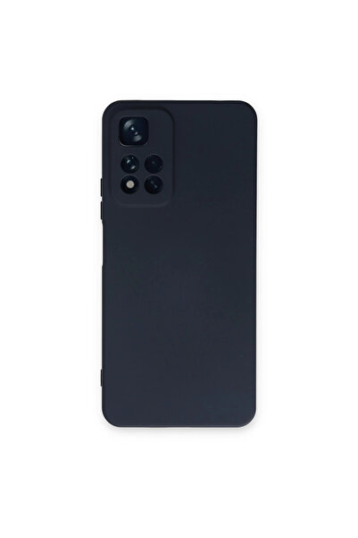 xirshop حافظة ريدمي نوت 11 برو بلس 5 جي من السيليكون المخملي النانوي - أزرق داكن