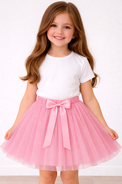 Nacar 23 Nisan 29 Ekim Gösteri Kıyafeti Kız Çocuk Tütü Etekli Şık Etek