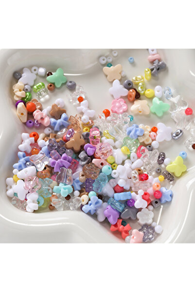 Choice9 Random mixed 50g Mixing Style Acrylic Butterfly Flower Bead Loose Spa...