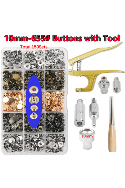 Choice9 NKTZ-JS-655C New Metal Snap Butt Botones Bouton Pression With Pressur...