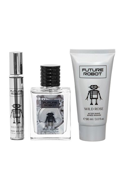 Wild Rose Men Gift Set Body Splash and After Shave 20 ml 50 ml 90 ml