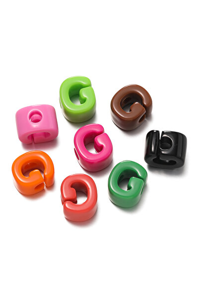 Choice10 G 10pcs/lot Multi Color Big Hole Acrylic Letter Beads Children Handc...