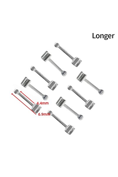 Choice3 10 قطع أطول 6.9 مم، 10 قطع/عبوة، خطافات تثبيت الأسنان، أنبوب متقاطع، ...