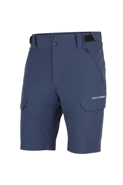 NORTHFINDER Men's trekking shorts Rusty-Navy-S