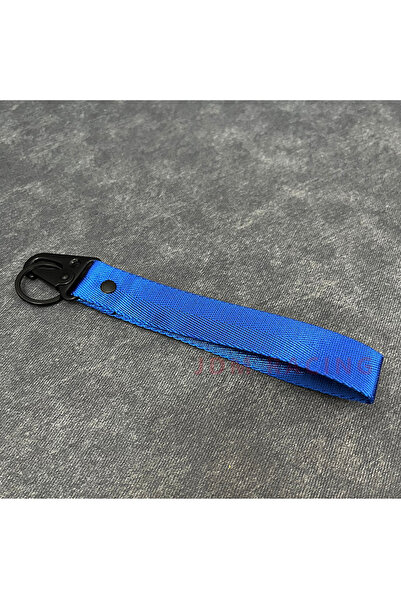 Choice1 blue Wrist strap New Sports Keychain Solid Color Webbing Car Key's La...