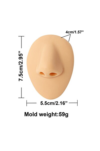 Choice10 نموذج أنف، نموذج جسم بشري، نموذج سيليكون للأذن والأنف والفم، نموذج ت...