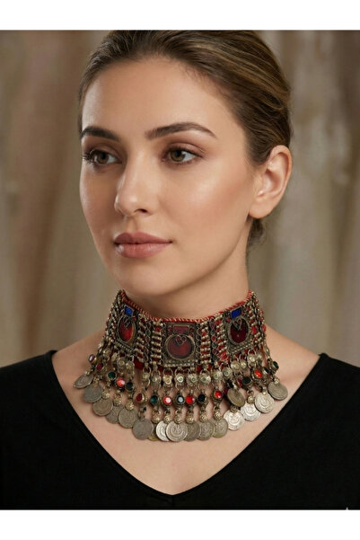 HAUTE COUTURE AHMET ÖZCEYHAN ANTİK EL YAPIMI KOLYE