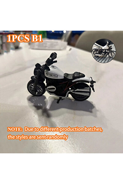 Choice4 لعبة دراجة نارية بيضاء قطعة واحدة، نموذج مصغر، إكسسوارات تزيين، هدية ...