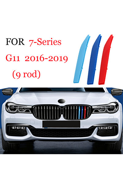 Choice17 مجموعة من 3 قطع من شرائط تزيين الشبك الأمامي لسيارات BMW الفئة 1، 2،...