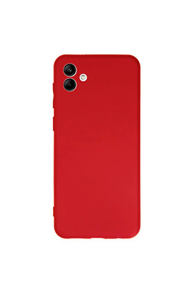 xirshop حافظة سامسونج جالاكسي A04 من السيليكون الأول - أحمر