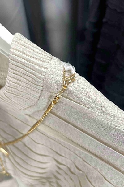 Noa&Noa Ruffled Athlete Set with Necklace Detail - Stone Stone