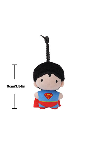 Choice1 سلسلة مفاتيح سوبرمان 9 سم من وبري الناعمة، شخصيات دي سي جاستس ليغ، با...
