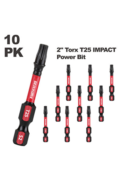 choice2 2Inches 10PCS GEINXURN T25 2 In. Impact Tough Magnetic #25 Torx Head ...