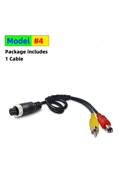 Choice4 Model-4 4Pin Aviation Head Male/Female To RCA AV/Female DC Multiple C...