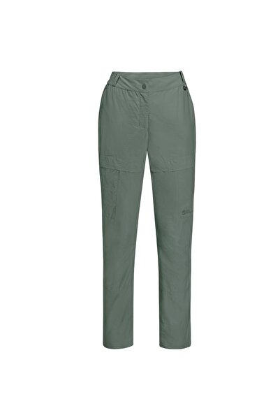 Jack Wolfskin Barrier women's trekking pants-Light Green-34