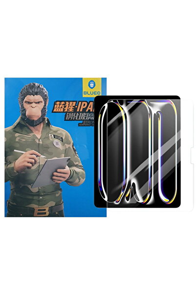 BLUEO iPad Pro 13 (2024) Case - HD Tempered Glass - Clear