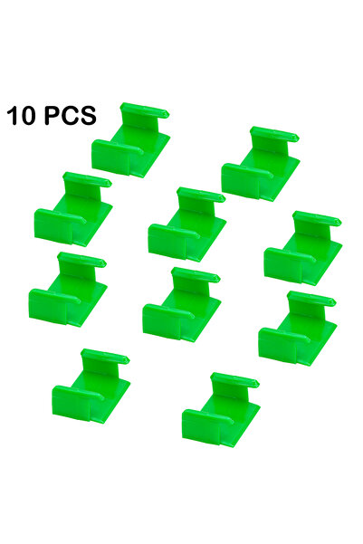 choice2 مشبك أخضر، 10 قطع، موصلات مسارات قطارات خشبية، ملحقات مسارات بالجملة،...