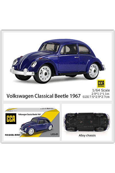 Choice29 سيارة فولكس فاجن بيتل موديل 1967، متوفرة بمقاسات 1:64 و1:54 و1:72، ط...