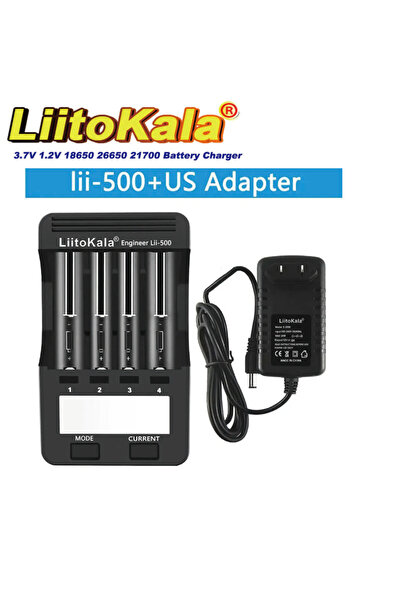 Choice1 شاحن بطارية ذكي متعدد الوظائف من ليتو كالا EU LIi-500-US مع شاشة LCD ...