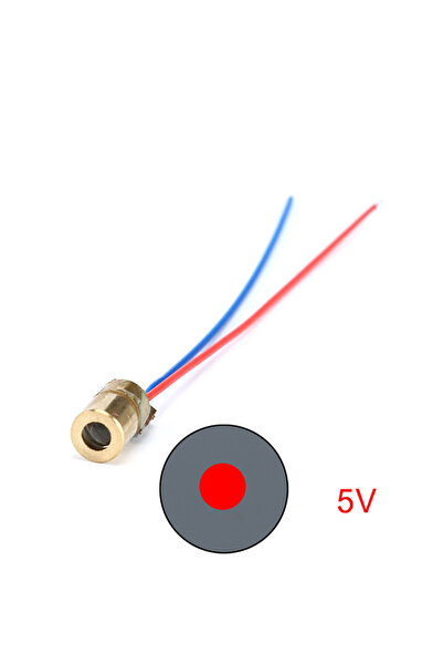 Choice6 وحدة ليزر حمراء بنقطة/خط/تقاطع، 5 فولت، 6 مم، 650 نانومتر، 5 ميلي واط...