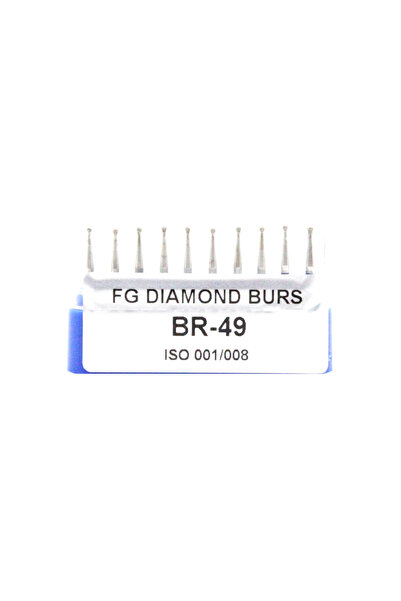 Choice4 BR-49 AG 1 Box Dental Diamond Burs Drill for High Speed Handpiece Den...