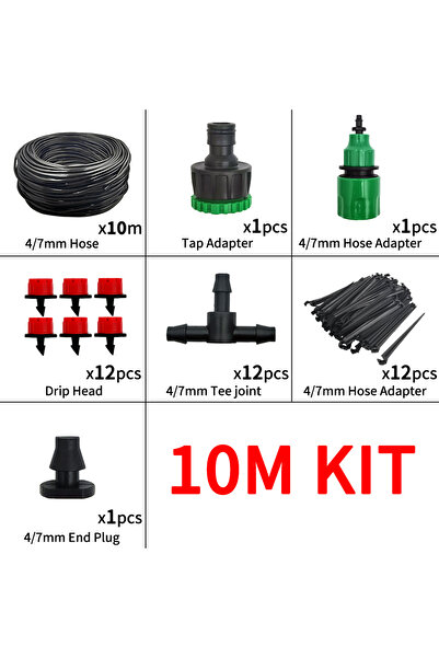 Choice1 نظام ري بالتنقيط الدقيق بطول 10 أمتار، نظام ري أوتوماتيكي محمول بطول ...