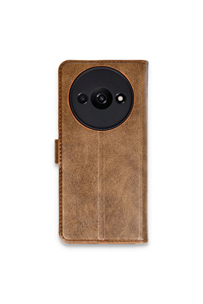 xirshop حافظة ريدمي A3 4G تريند إس بلس - بلون بني