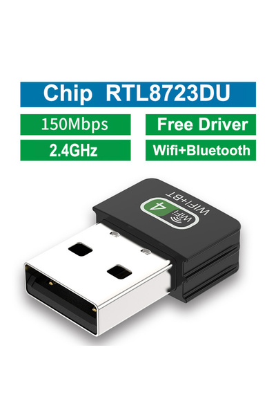 Choice 8723DU Chip MINI USB Wifi Bluetooth Adapter 150Mbps 2.4Ghz Antenna Eth...