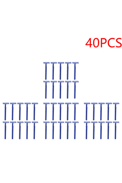 Choice7 APWIKOGER 40 قطعة 300-10 قطع شفرات حلاقة من الفولاذ المقاوم للصدأ للا...