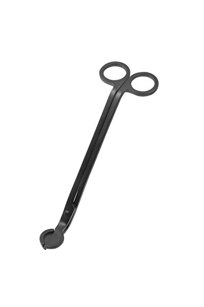 Choice1 مقص فتائل الشموع أسود اللون، قطعة واحدة، مقص فتائل الشموع حديدي بطول ...